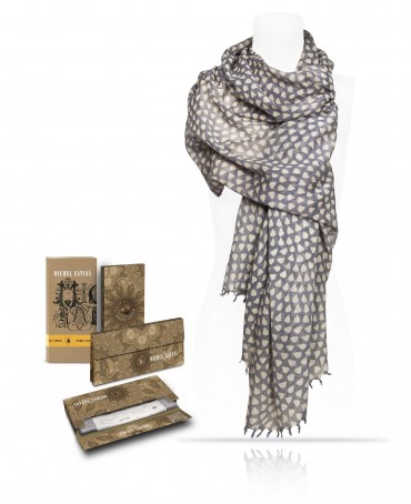 Палантин Женский W40-MOSAIQUE/GRIS